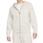 Nike Solo Swoosh Men's Full Zip Hoodie - Light Bone/White