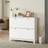 Homcom Narrow Shoe With 4 Flip Drawers Storage Cabinet