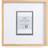 Dunelm Oversized Mount Square Light Wood Photo Frame 32.5x32.5cm