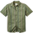 Passenger Chill Textured Short Sleeve Shirt - Wild Green Stripe