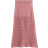 Lindex Hole Knitted Maxi Skirt - Pink