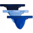 2(X)IST Essential Cotton Y-Back Thong 3-pack - Navy/Cobalt/Porcelain