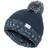 Trespass Kid's Bobble Hat Knitted Fleece Lined Nefti - Navy