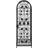 vidaXL 240939 Black Wine Rack 45x133.5cm