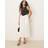 Nobody's Child Verity Drop Waist Organic Cotton Dress - Black/White