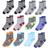 Shein Children's Solid Color Spring And Autumn Winter Socks - 12 Pairs