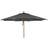 Brafab Parma Parasol - Grey 350cm