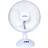 Oypla 12" Oscillating Desk Top Fan White