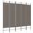 vidaXL 5-Panel Anthracite Room Divider 200x200cm