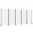 vidaXL 5-Panel White Room Divider