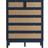 LPD Bordeaux Blue/Brown Chest of Drawer 85x85cm