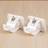 Shein 2pcs Wall-Mounted Curtain Rod Bracket