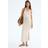 H&M Light Beige Rib-Knit Dress Size M
