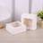 Shein White Kraft Paper Square Hollow Window Boxes