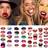 Shein Funny Paper Lips Photobooth Props 20pcs