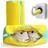 Shein 2 Packs Washing Machine Shoe Bags For All Shoe Types - Yellow With Blue Zipper