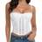 Shein Lace Bustier Corset Top With Buckle