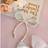 Shein 10Pcs White Pearl Bow Toppers Cake Decoration