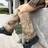 Shein Solid Color Faux Fur Leg Warmers Y2K Style - Brown