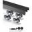 VEVOR Bypass Door Hardware 4ft Track Kit
