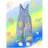 Shein Girls Cute Flower Print Denim Jumpsuit Lightweight - Summer