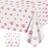 Shein Puppy Paw Print Pink Plastic Dog Tablecloth