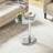 Shein C-Shaped Tempered Glass Side Bedside Table
