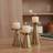 Shein Gold Metal Pillar Candlestick Iron Pedestal Candle Holder