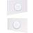 Temu 2pcs Ps5 Slim Console Panels White AC