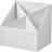 IKEA Fjäderharv Skrivebordsopbevaring Hvid 16x16 cm