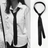 Shein Ladies Polyester Narrow Necktie Handmade - Daily Shirt