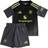 adidas Man Utd Home Goalkeeper Mini Kit Toddler