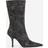 H&M Ladies Rhinestone Embellished Heeled Boots - Black