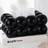 Shein Black Plastic Tissue Box Cover