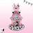 Shein Pink Cow Cupcake Set Cake Stand