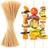 Shein Bamboo Skewers With Semi-Sharp 100 80 50 20pcs Skewer