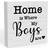 Shein Home Is Where My Boys Are Heartfelt Gift Decorative Item