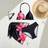 Shein Teen Girls Floral Print Bikini Swimsuit Set - Young