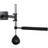 Homcom Adjustable Speed Bag Wall Mount Black