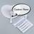 Shein Personalized Custom White Wedding Heart Paper Fans