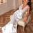 Shein Lace Patchwork Silk-Like Backless Pajama Night Long Dress