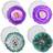 Shein 4pcs Crystal Silicone Resin Coaster Mold