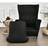 Shein Wingback Chair Covers 2 Piece Set Loose Armchair Cover Black