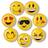 Shein 8pcs Smile Face Glass Fridge Magnets Decorative Item