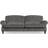 Dunelm Ashford Chunky Chenille Charcoal Sofa 236cm 4 Seater
