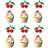 Shein 12pcs Cherry Themed Cupcake Toppers Cake Decoration