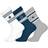 Barefoot NFL Unisex Crew Socken Dallas Cowboys 3er Pack