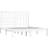 vidaXL 3101019 Bed Frame without Mattress White Sengeramme 126x205.5cm