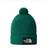 The North Face Logo Box Pom Beanie - Evergreen