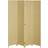 Homcom 4 Panel Folding Brown Room Divider 159.5x169.5cm